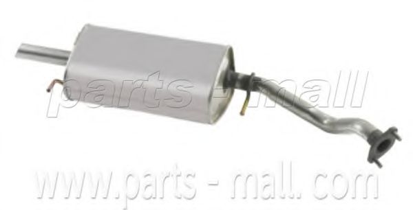 PYC-077 PARTS-MALL Exhaust System End Silencer