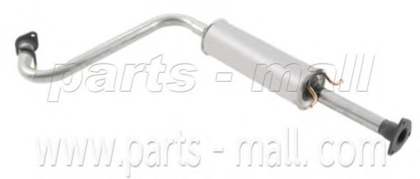 PYC-080 PARTS-MALL Exhaust System Middle Silencer