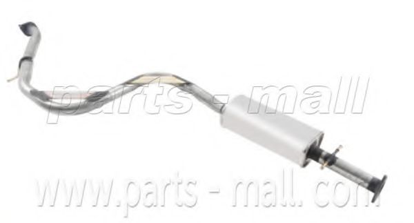 PYC-089 PARTS-MALL Exhaust System Middle Silencer
