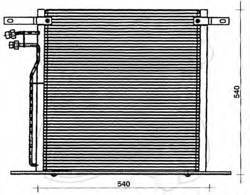 30M0061 ELECTRO+AUTO Air Conditioning Condenser, air conditioning