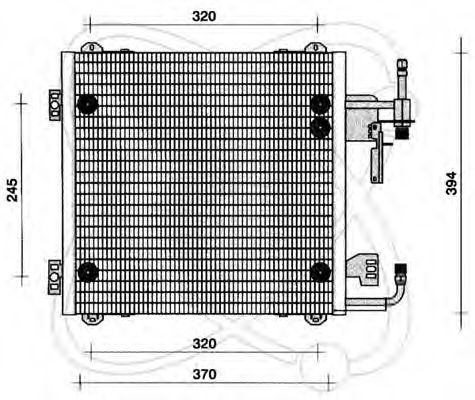 30R0045 ELECTRO+AUTO Air Conditioning Condenser, air conditioning