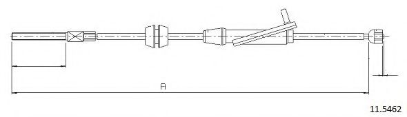 11.5462 CABOR Cable, parking brake