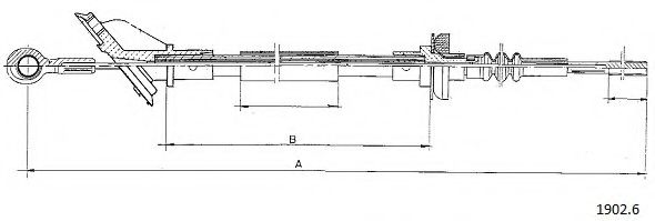 1902.6 CABOR Radaufhängung Stange/Strebe, Stabilisator