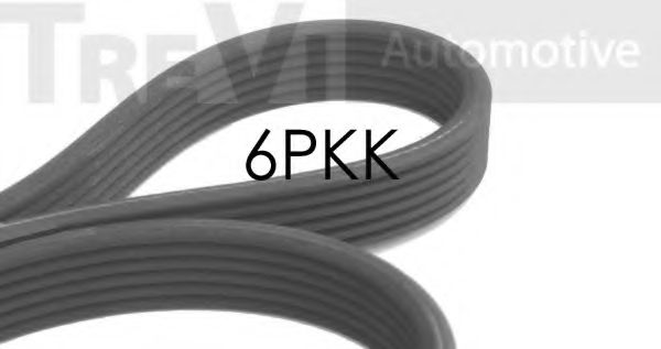 6PKK1225 TREVI+AUTOMOTIVE Поликлиновой ремень