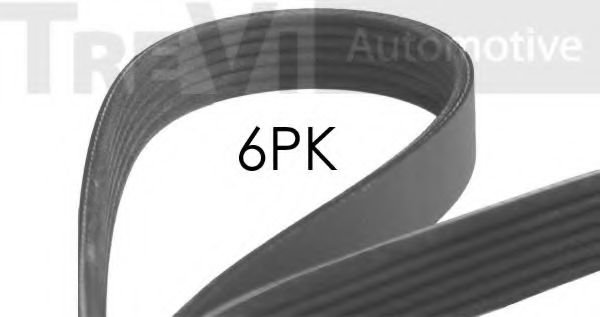 6PK1050 TREVI+AUTOMOTIVE V-Ribbed Belts