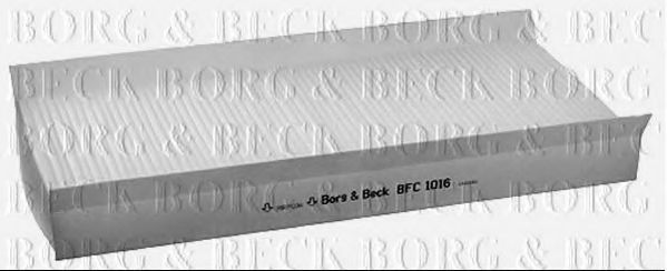 BFC1016 BORG & BECK Filter, interior air