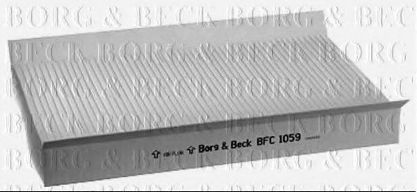 BFC1059 BORG+%26+BECK Filter, interior air