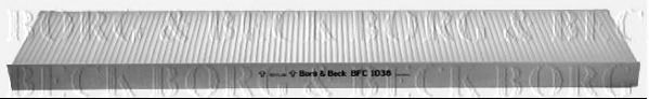 BFC1038 BORG+%26+BECK Filter, interior air