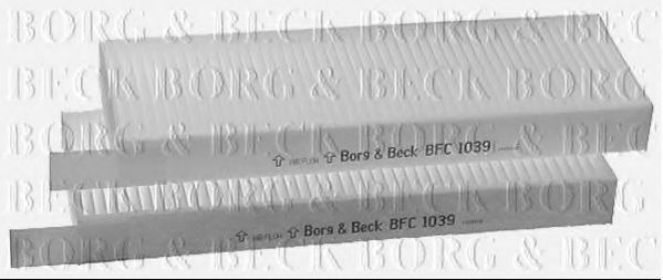 BFC1039 BORG+%26+BECK Filter, interior air