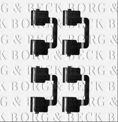 BBK1250 BORG+%26+BECK Brake System Accessory Kit, disc brake pads