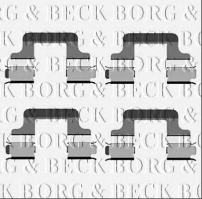 BBK1254 BORG+%26+BECK Accessory Kit, disc brake pads