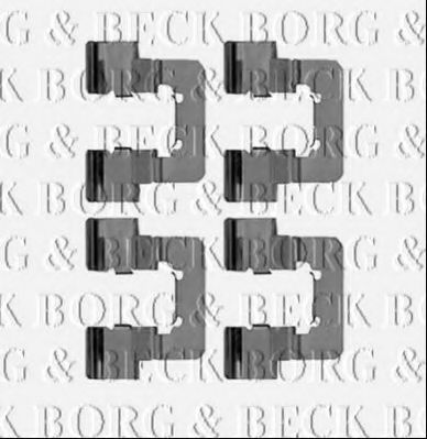 BBK1257 BORG+%26+BECK Accessory Kit, disc brake pads