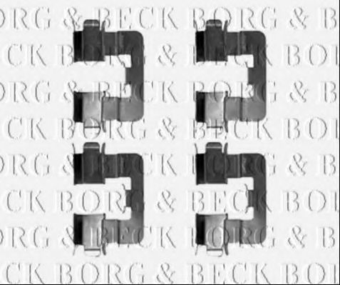 BBK1294 BORG+%26+BECK Brake System Accessory Kit, disc brake pads