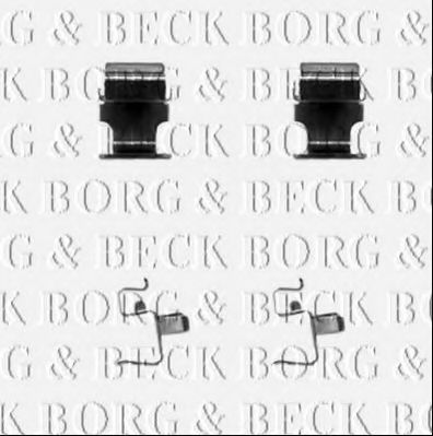 BBK1313 BORG+%26+BECK Brake System Accessory Kit, disc brake pads