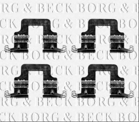 BBK1316 BORG+%26+BECK Brake System Accessory Kit, disc brake pads