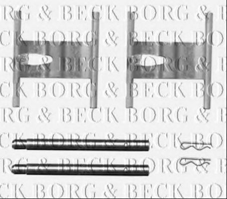 BBK1327 BORG+%26+BECK Accessory Kit, disc brake pads
