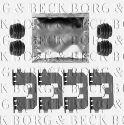 BBK1354 BORG+%26+BECK Accessory Kit, disc brake pads