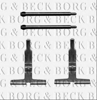 BBK1366 BORG+%26+BECK Accessory Kit, disc brake pads
