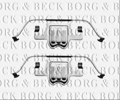 BBK1381 BORG+%26+BECK Accessory Kit, disc brake pads