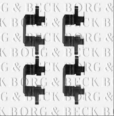 BBK1385 BORG+%26+BECK Тормозная система Комплектующие, колодки дискового тормоза