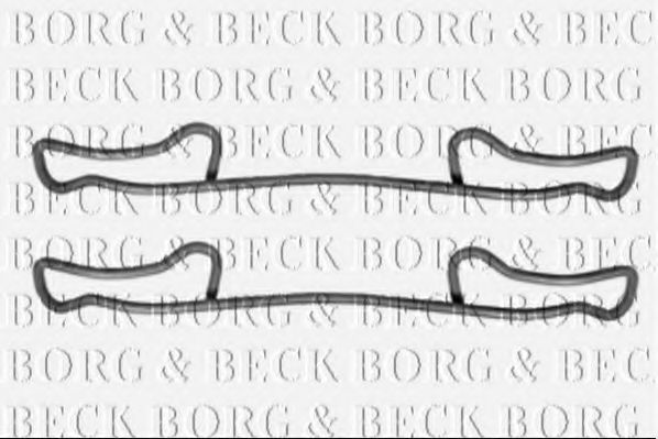 BBK1462 BORG+%26+BECK Accessory Kit, disc brake pads