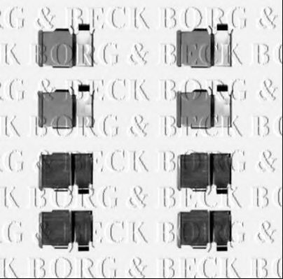 BBK1497 BORG+%26+BECK Accessory Kit, disc brake pads