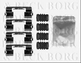 BBK1579 BORG+%26+BECK Accessory Kit, disc brake pads