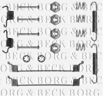 BBK6086 BORG+%26+BECK Accessory Kit, disc brake pads