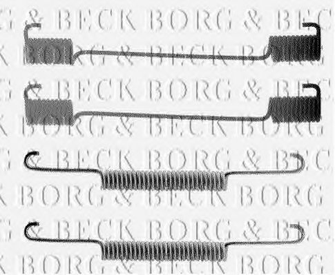 BBK6093 BORG+%26+BECK Комплектующие, колодки дискового тормоза