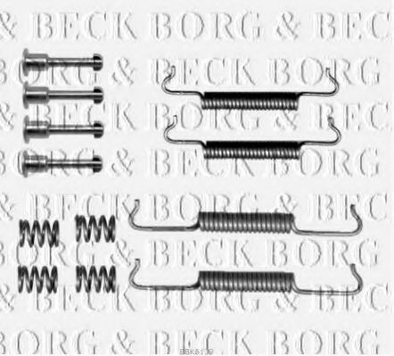 BBK6139 BORG+%26+BECK Accessory Kit, disc brake pads