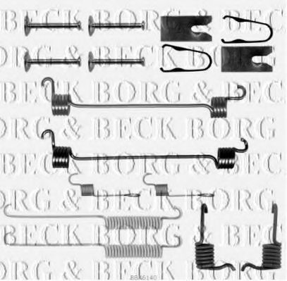 BBK6140 BORG+%26+BECK Brake System Accessory Kit, disc brake pads