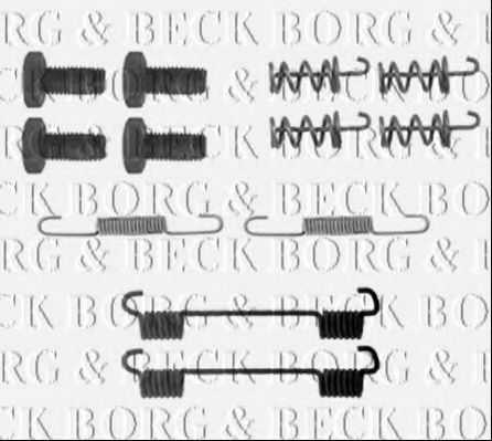 BBK6150 BORG+%26+BECK Accessory Kit, disc brake pads