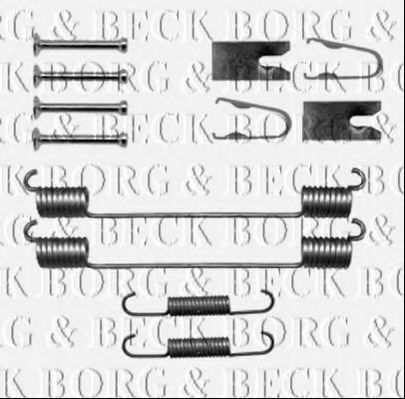 BBK6152 BORG+%26+BECK Accessory Kit, disc brake pads