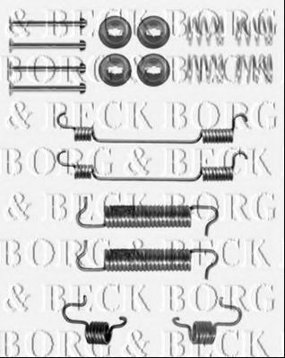 BBK6155 BORG+%26+BECK Accessory Kit, disc brake pads
