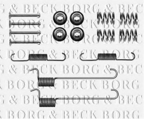 BBK6162 BORG+%26+BECK Brake System Accessory Kit, disc brake pads