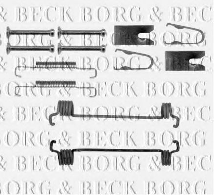 BBK6164 BORG+%26+BECK Bremsanlage Zubehörsatz, Scheibenbremsbelag