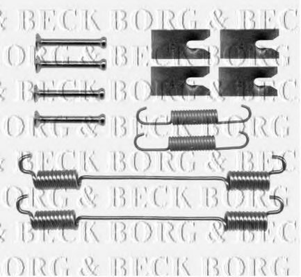 BBK6165 BORG & BECK Accessory Kit, disc brake pads