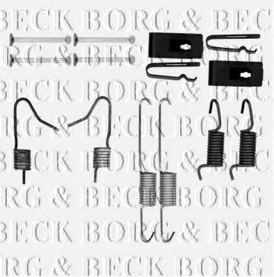 BBK6167 BORG+%26+BECK Brake System Accessory Kit, disc brake pads