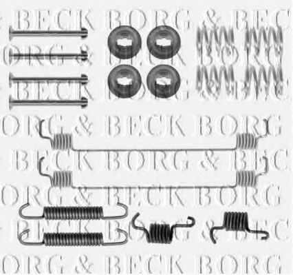 BBK6171 BORG+%26+BECK Brake System Accessory Kit, disc brake pads