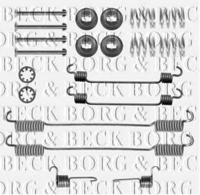 BBK6172 BORG & BECK Accessory Kit, disc brake pads