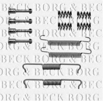 BBK6177 BORG & BECK Accessory Kit, brake shoes