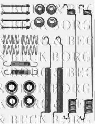 BBK6195 BORG+%26+BECK Accessory Kit, disc brake pads