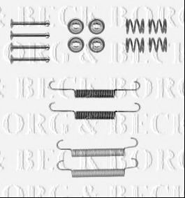 BBK6206 BORG+%26+BECK Brake System Accessory Kit, disc brake pads