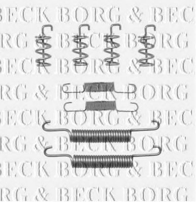 BBK6209 BORG+%26+BECK Accessory Kit, disc brake pads