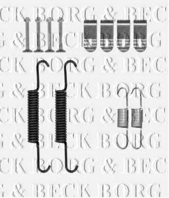 BBK6211 BORG+%26+BECK Brake System Accessory Kit, disc brake pads