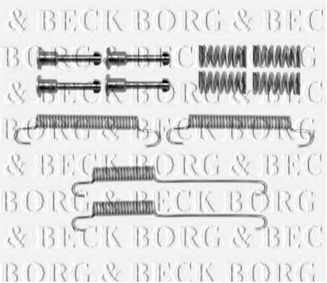 BBK6216 BORG+%26+BECK Brake System Accessory Kit, disc brake pads