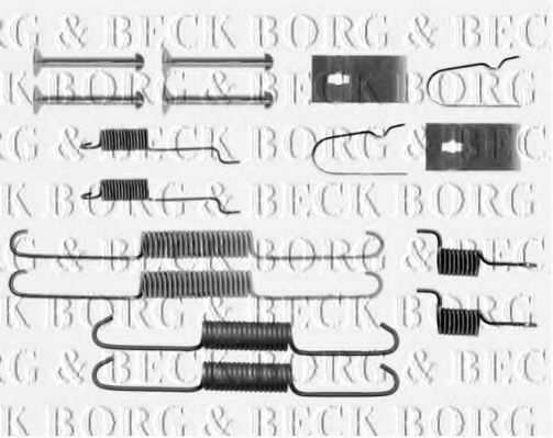 BBK6220 BORG+%26+BECK Brake System Accessory Kit, disc brake pads