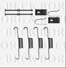 BBK6227 BORG+%26+BECK Accessory Kit, disc brake pads