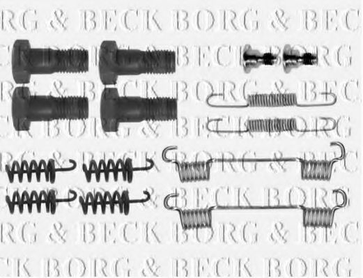 BBK6237 BORG+%26+BECK Accessory Kit, disc brake pads