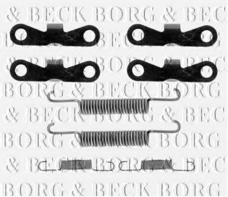 BBK6241 BORG+%26+BECK Brake System Accessory Kit, disc brake pads